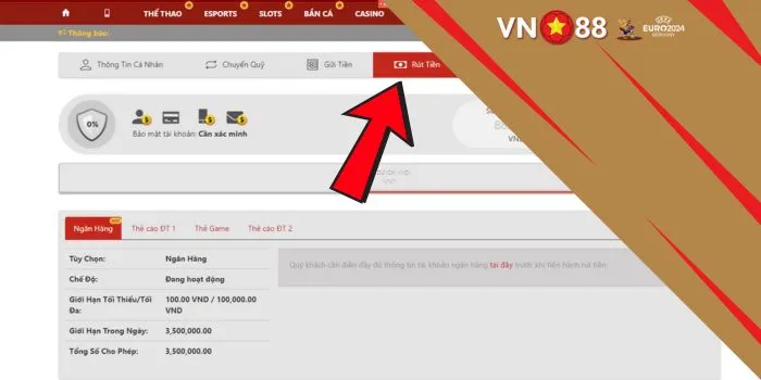 Hướng dẫn rút tiền VN88 tránh mất vốn vô nghĩa