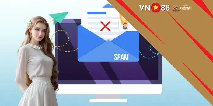 Nên làm gì khi liên tục nhận email rác từ web VN88 giả mạo?