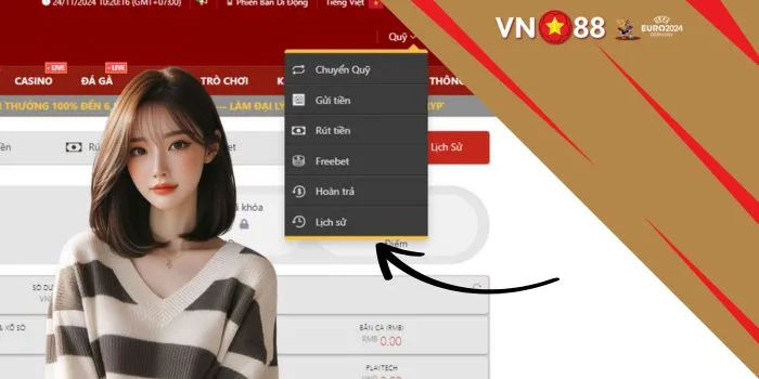 Lưu ý gì khi xem lại lịch sử nạp rút tiền VN88?